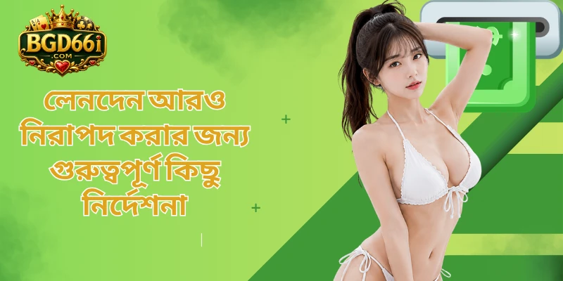 লেনদেন আরও নিরাপদ করার জন্য গুরুত্বপূর্ণ কিছু নির্দেশনা
