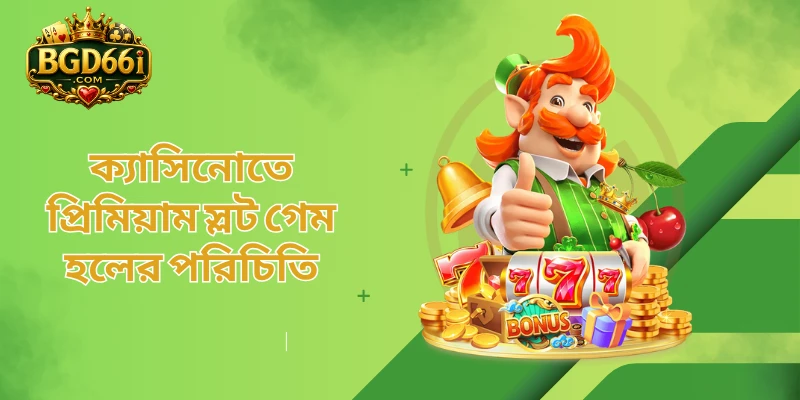 ক্যাসিনোতে প্রিমিয়াম স্লট গেম হলের পরিচিতি